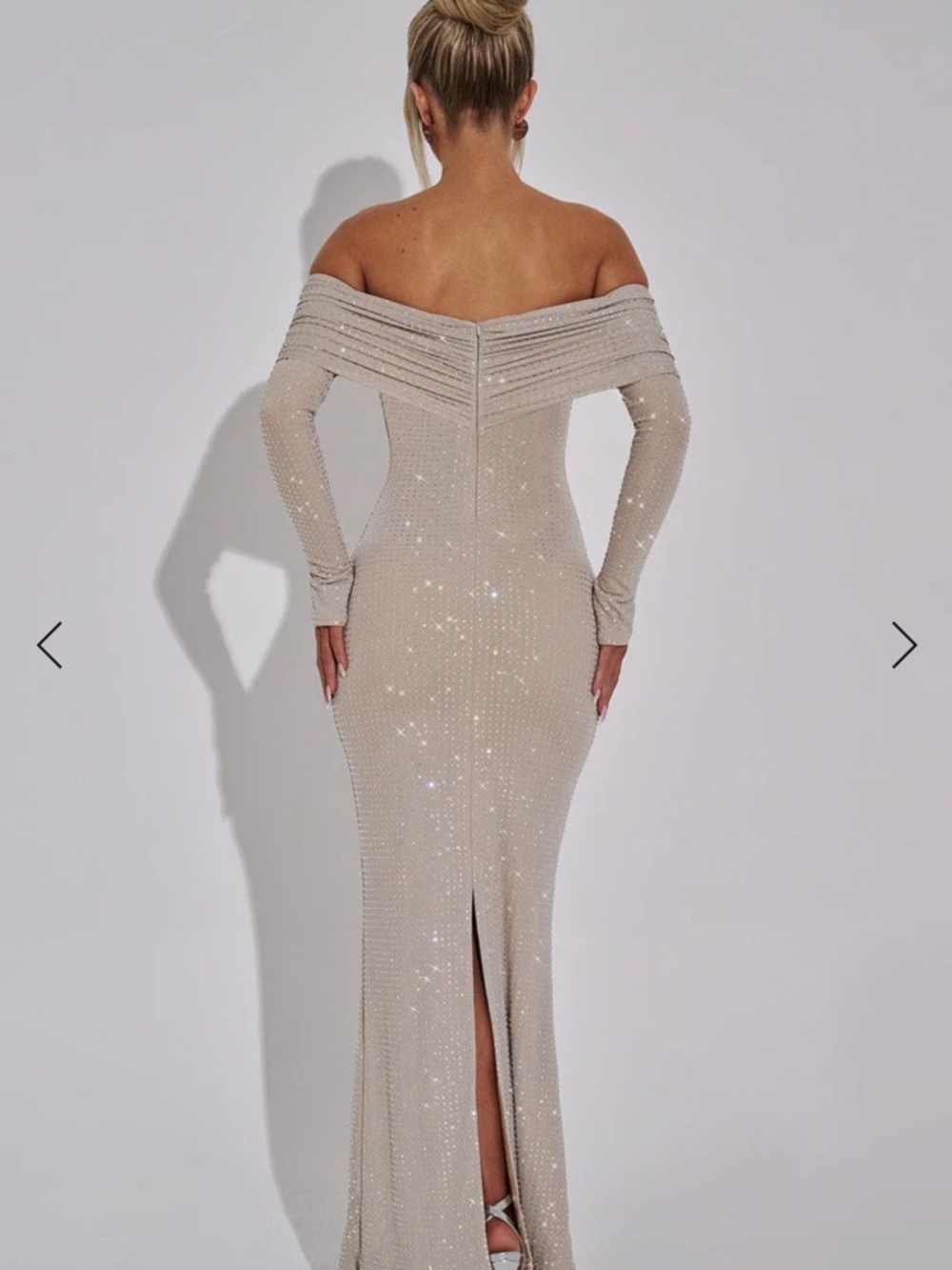 Babyboo CYPRUS MAXI DRESS  rhinestones maxi Size M - Picture 8 of 13